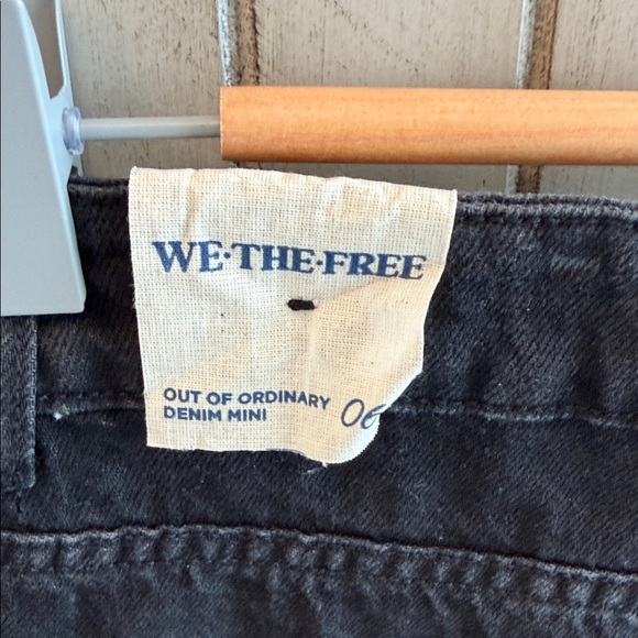We The Free Out Of Ordinary Denim Mini Skirt - Picture 6 of 7